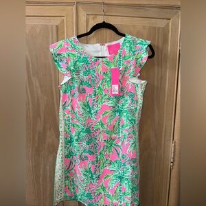Lilly Pulitzer Prosecco Pink and Green Romper Adda 2